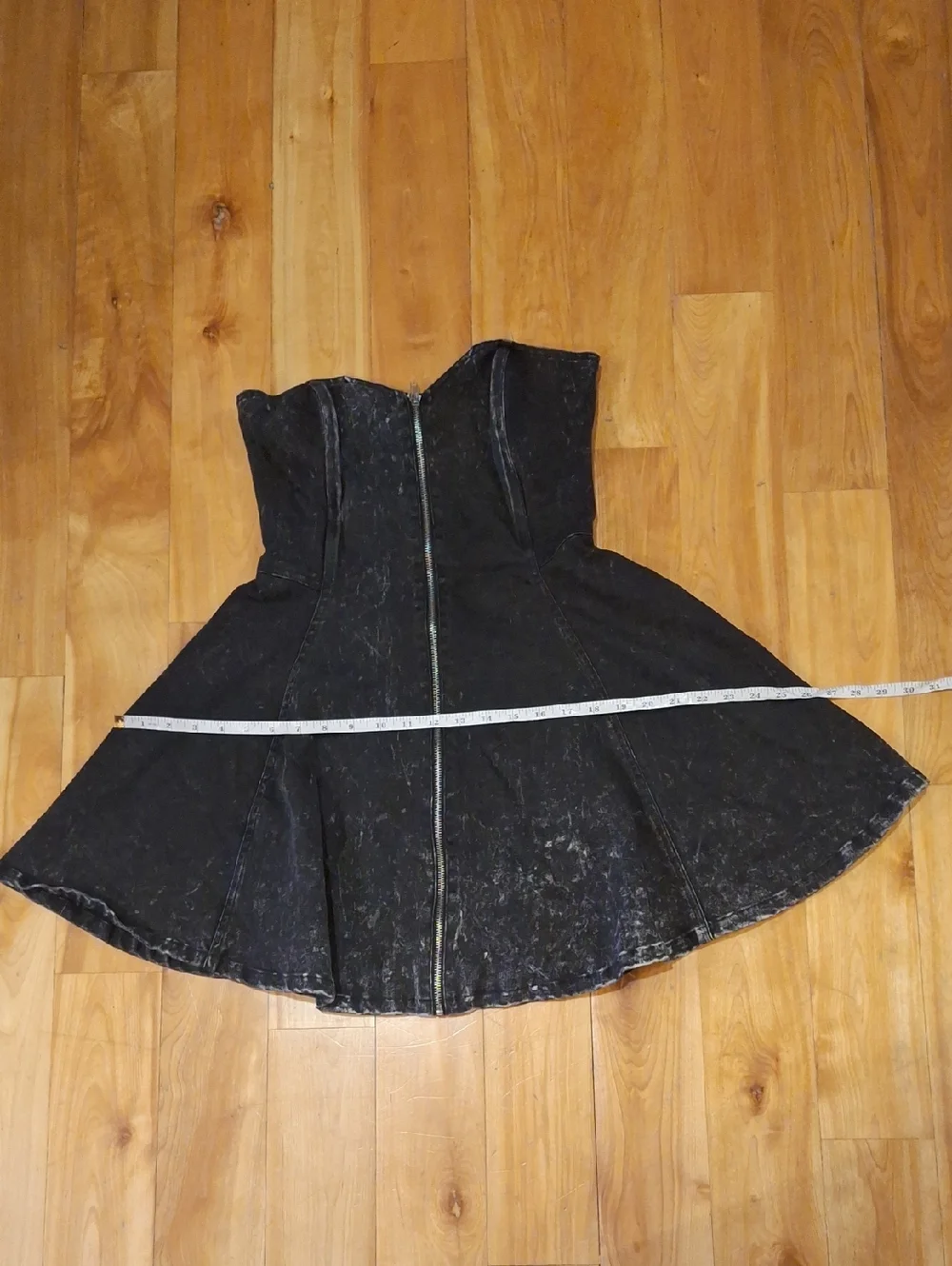 Vintage Betsey Johnson Collection Sweetheart Neckline Denim Party Dress 4 - Picture 14 of 15
